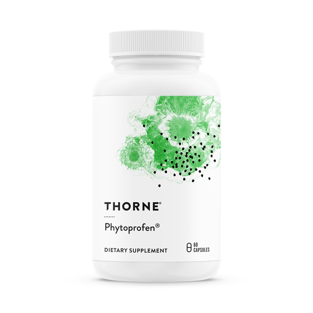THORNE - Phytoprofen - Botanisk blend af Ingefær, Boswellia, og Curcumin - Understøtter sund Cytokine balance og inddrivelse efter skade eller kirurgi * - Gluten- fri, soy- fri, Dairy- fri - 60 kapsler