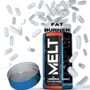 MELT - Bedste termogene Fat Burner for mænd og kvinder - Appetite Suppressant Pills til hurtig vægttab - Energy Booster og Mental Focus Supplement - Diet Pills At arbejde - 60 hætter
