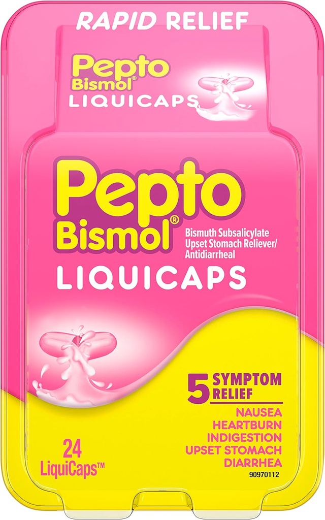 Pepto Diarré Antidiarré Liquicaps - 24 ng