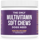 Naturlig Rapport hund Multivitamin - Den eneste Multivitamin bløde tygger, at hunde har brug for - 120ct Contain Zink, og mangan til at støtte funktioner og holde hund sund