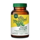 MegaFood Thyroid Strength - Mineral Supplement- Thyroid Support til kvinder med Ashwagandha, Zink, Selen, Kobber, Jod & L- Tyrosine - 90 Tabs (45 Servere)