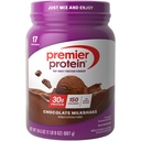 Premier Protein Powder, Chokolade Milkshake, 30g Protein, 1g Sukker, 100% Whey Protein, Keto Friendly, No Soy, Gluten Free, 24.5 oz (17 Servere)