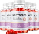 (5 Pack) Neotonics Skin and Gut Gummies, Neotonics Skin & Gut Essential Probiotika Gummies, Neotonics Skin And Gummies Anmeldelser, Neotonics Gummies, 300 Gummies For 5 Måneder