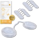 O2 Næsefiltre med 3M filtrering - Næsefiltre til allergier - Nasal filter til allergier - Nostril Støv Mask, Smoke & Allergy Filter (størrelse lille, pakke med 10)