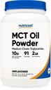 Nutricost Premium MCT Oil Powder - Best for Keto, Ketosis, og Ketogen Diets - Non-GMO og Gluten Free... (2 LB (Unflavored))