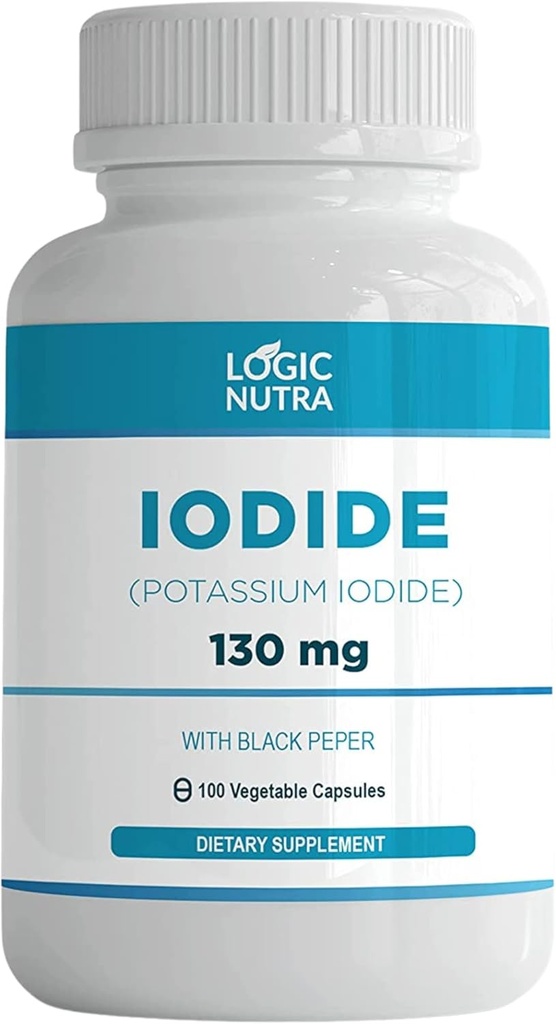 Jod (Kaliumdiode) 130 mg med 100 vegetabilske kapsler