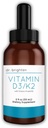 Dr Brighten Vitamin D3 / K2 - Højt koncentreret Væske D3 K2 dråber - Kosttilskud for stærk immunsystem og ben sundhed, 2 Fl Oz