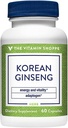 Koreansk Ginseng Hel Root - Understøtter Energy & Vitality - 648 MG (60 kapsler)