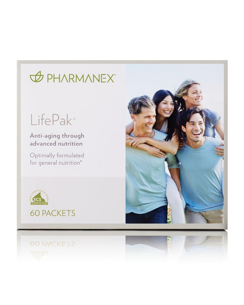 Nu Skin LifePak Advanced Nutritional Supplement for Voksen124; 60 Daily Packets