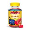 Nature Made Melatonin 10mg per servering Gummies, Maksimal styrke Dosering, 100% narkotika gratis sovestøtte til voksne, 60 Melatonin Gummies, 30 dages forsyning
