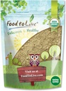 Fødevarer til levende økologisk Hamp Protein Powder, 2 Pounds - 50% protein, non-GMO, ikke-bestrålet, Pure, Kosher, Vegan Superfood, Rig i jern og fibre