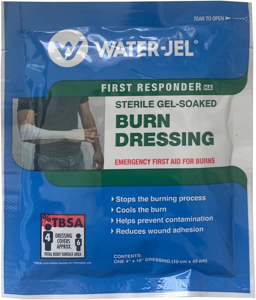 Vand Jel Burn Dressing, Steril 4 X 16 fra Rescue Essentials