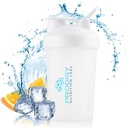 Prodigy Nutrition Labs Premium Shaker Flaske Perfekt til Protein Shakes og Pre Workout -14 Ounce (hvid)