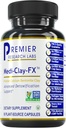 Premier Research Labs Medi- Clay- FX: Bentonit Clay Kapsler til afgiftning Note 124; Food Grade Smectite Supplement Note 124; Absorb Toksiner, Understøtter Cellular Health og Mold Detox - 90 Kapsler