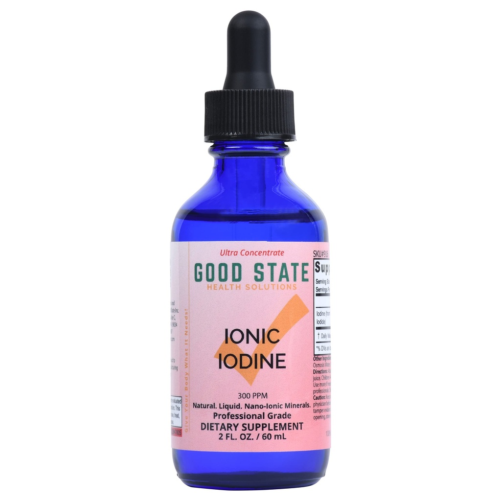 God state flydende Ionic Kalium Iodide Supplement Note 124; Glas flaske Budding 124; Vegan Buddy 124; 150 mcg pr. 10 Drops • 124; 118 Servering • 124; Understøtter Thyroid sundhed, energi, Immunitet, Metabolisme • 124; 2 oz.