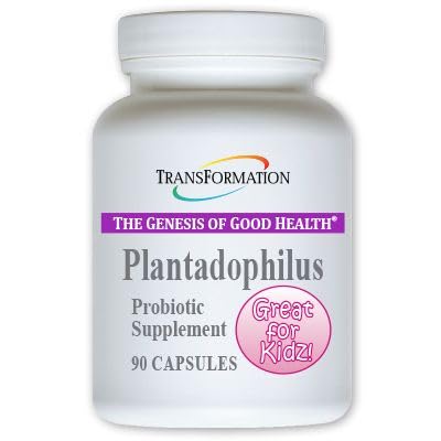 Transformation The Genesis of Good Health Enzymes Plantadophilus Natural Plant-Based Probiotics Supplement, Practitioner Recommended, Non-GMO, for Digestive Health, Immune Support, Gut Balance, 90