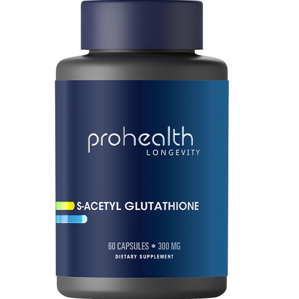 ProHealth S- acetyl glutathion (Emothion ™) (300 mg - 60 kapsler)