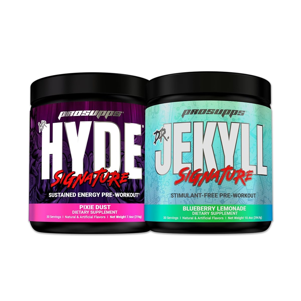 PROSUPPS Hyde Signature 30- Serve Pixie Dust og Dr. Jekyll Signature Blueberry Lemonade