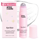 grace & stella Under Eye Serum - Retinol & Caffeine Eye Serum for Puffiness, Dark Circles, Wrinkles - Vegan Skincare