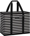 SCOUT 3 Drenge Zip Tote X- Large - holdbar letvægtspose til strand, Swimmingpool, Familie Rejser, Opbevaring - Vand- resistent, Zips Luk