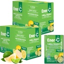 Energi- C Multivitamin Drink Mix - Vitamin Pakninger til vand, Elektrolytter Powder Pakninger, Vitamin Drink Mix, Hydration Liquid Mix, Immunbooster til voksne, Sund Energi - Lemon Lime, 60 Greve