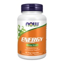 Now Foods Supplements, Energy Dietary Supplement (indeholder B vitaminer, grøn te, Panax Ginseng og Rhodiola), 90 kapsler