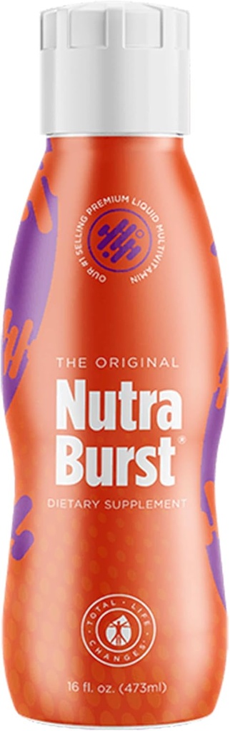 NutraBurst - Flydende Multivitamin, Daglig Nutritional Support, pakket med essentielle vitaminer og mineraler, 16 fl. oz