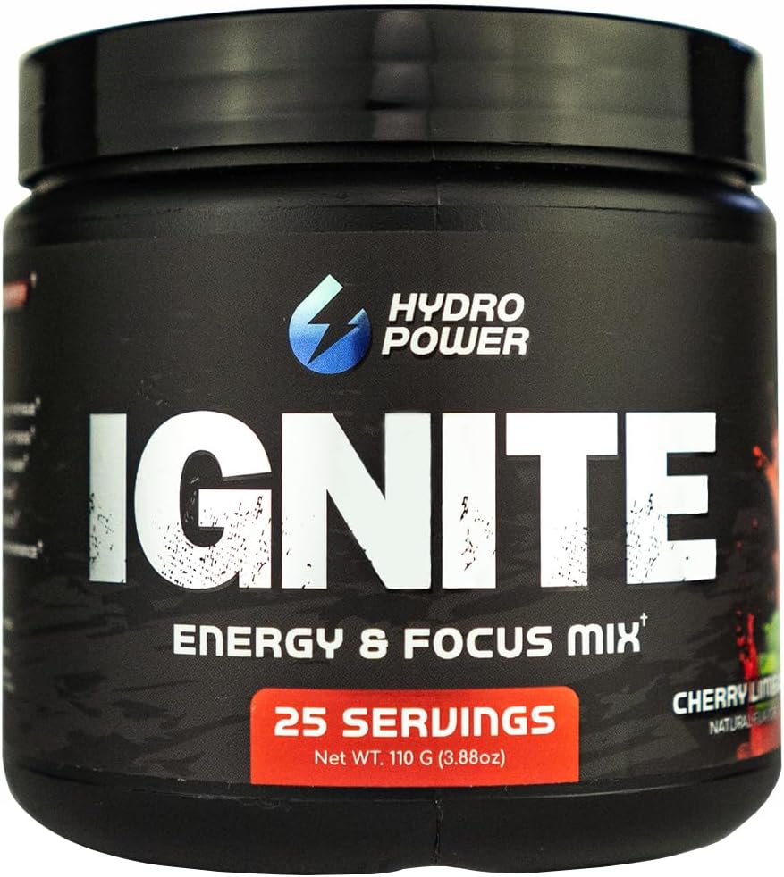 Hydro Power Idite Energy & Focus Mix Budd124; Kirsebær Limeade - 25 Servere pulver