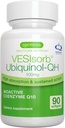Igennus Advanced VESIsorb Ubiquinol 100mg 90 Softgel, 600% Biotilgængelighed, Fast- Actioning Water- Opløselig Coenzym Q10 Supplement for Energy & Heart, 3- Måned Supply