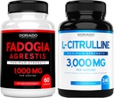 Fadogia Agrestis Extract (60 Greve) Maksimal styrke - Atletisk ydeevne & Muscle Mass Support og L Citrullin (240 Greve) L Arginin & Nitric Oxide for Performance for Workouts - Vegan & USA Made