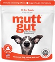 All- Natural 3- in-1 Hundeprobiotika, Prebiotika og Postbiotika supplement Pulver - Probiotika til hunde med 135 milliarder CFU 'er, Anti Diarré, fordøjelsesenzymer og antioxidanter (60g)
