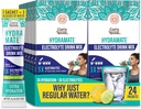 GuruNanda Hydramate Hydration Support Drink Mix - Elektrolyte Powder Pakker til Dehydrering, Motion & Energy - Ingen Tilføjet sødestoffer, Non- GMO, Natural Lemon Lime Flavor - 24 Greve (0,56 oz Hver)
