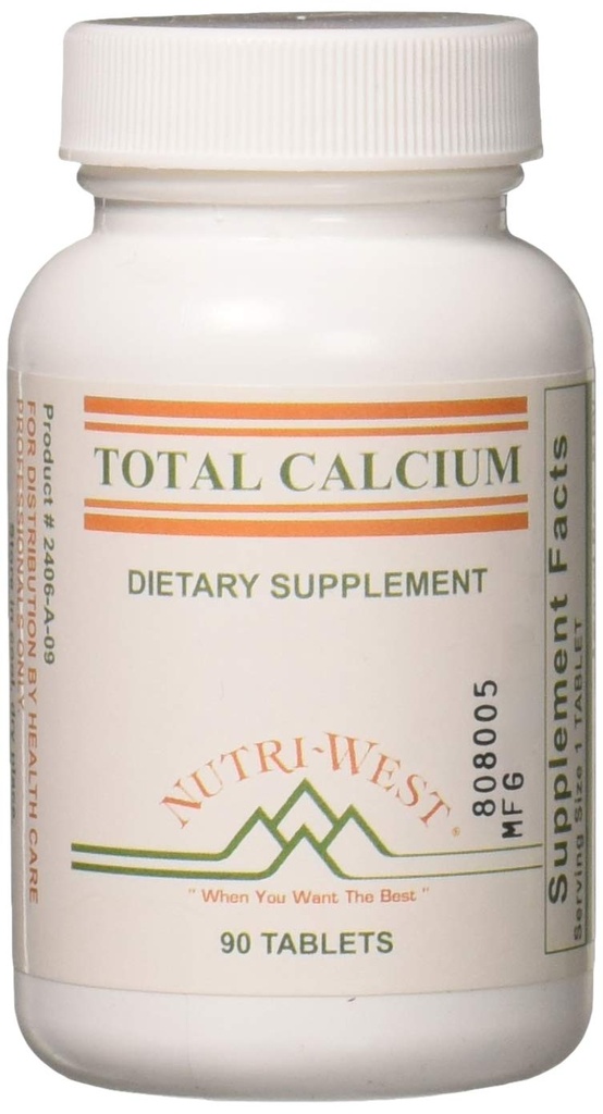 Nutrition-West - Total Calcium - 90 af Nutrition-West