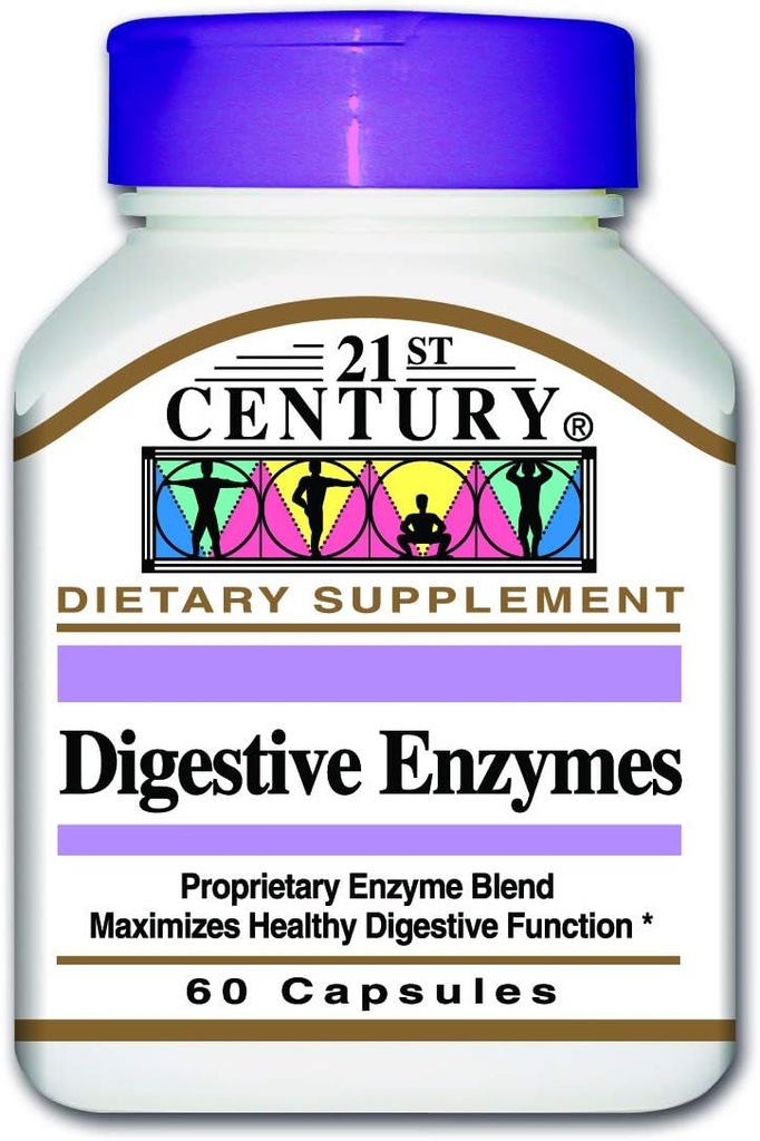 21. Century Digitale Enzymes Kapsler, 60 Greve (pakke med 2)