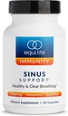 Equilife Sinus Support Supplement med Berberine, NAC, Licorice Root, og Antioxidant Rich Herbal Blend, Plant Based Formel for Sæsonbalance, Gluten Free, Soy & Dairy Free, 20 Servere