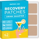 Party Recovery Patches 42 Pack - Wake Up Genopfrished & Energized med vores 100% naturlige ingredienser Patch - Skin-Friendly & Vandtæt - Anvend før drikken - Forbedret morgen formel