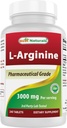 Best Naturals L-Arginine 3000mg Per Serving - 240 Tablets - Pharmaceutical Grade - Non-GMO & Gluten Free - Made in The USA