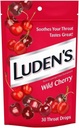 Ludvis Hals Drops Wild Cherry 30 Drops (3 PAKNING)