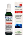 # 1 Brain Health Booster i en spray - Forbedre fokus og hukommelse - Brain Cell Worx (Sublingual), Alle naturlige - Pure Højeste Grade Ingredienser Alpha GPC (Cholin), Ginkgo og Resveratrol