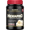 ALLMAX HEXAPRO, Fransk Vanilla - 2 LB - 25 Bedste Protein Per Servering - 8-timers Vedvarende Udgivelse - Zero Sugar - 21 Servering
