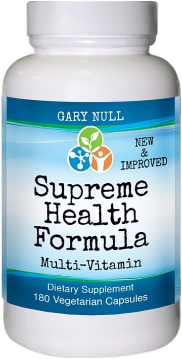Gary Null Supreme Health Formel 180 Vegi- caps Ny og forbedret