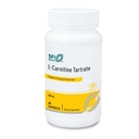 Klaire Labs SFI Health L- Carnitin Tartrate - 500 mg Aminosyre, stabiliseret L- Carnitin - ingen syntetisk D- Carnitin (60 kapsler)