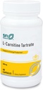 Klaire Labs SFI Health L- Carnitin Tartrate - 500 mg Aminosyre, stabiliseret L- Carnitin - ingen syntetisk D- Carnitin (60 kapsler)