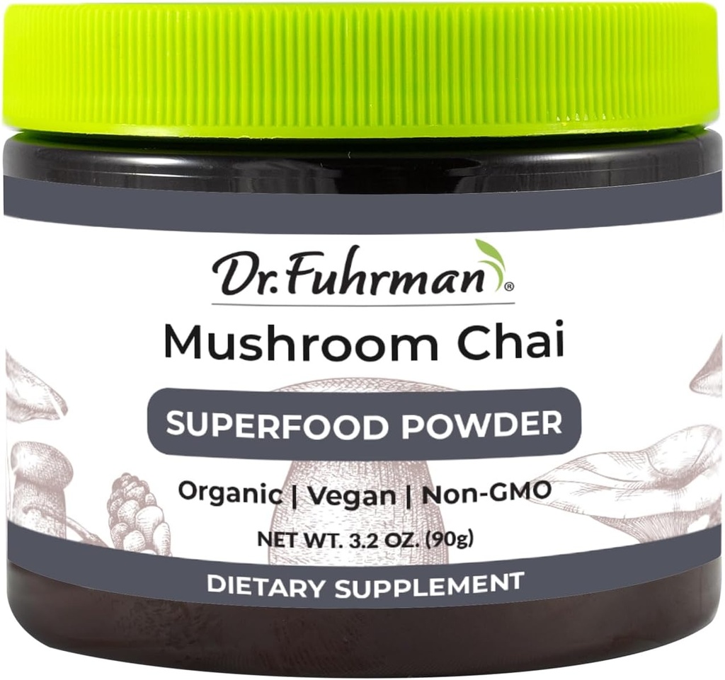 Dr. Fuhman 's Mushroom Chai Superfood Powder