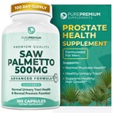 PurePremium Saw Palmetto 500 mg til mænd / kvinder - maksimal styrke Saw Palmetto ekstrakt Tabletter