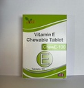 Vitamin E 100 MG CHEWABLE tabletter (pakke med 30)