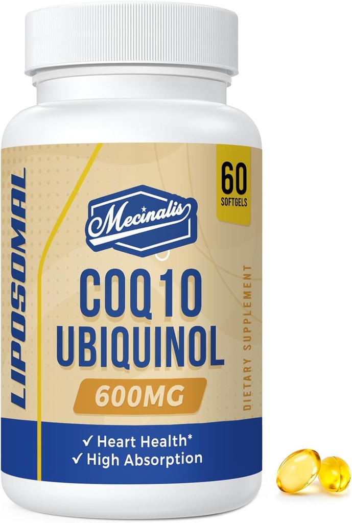 Liposomal CoQ10 Ubiquinol 600 mg Softgels