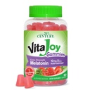 VitaJoy Melatonin Gummies 10 mg Extra Strength – Sleep Support Supplement, Strawberry Flavor, Pectin-Based, Vegetarian, Gluten Free, 60 Gummies (30 Servings)