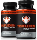 NutraRize (2 Pack) Truflexen piller, Tru Flexen Muscle Builder, Naturligt supplement til støtte Samlet wellness, Premium Performance Kapsler, Official True Flexen Anmeldelser (120 Kapsler)