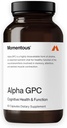 Momentous Alpha GPC supplement - Kognitiv sundhed & funktion support - NSF Certified for Sport - GMO- & Gluten- Free - 60 Serveringer